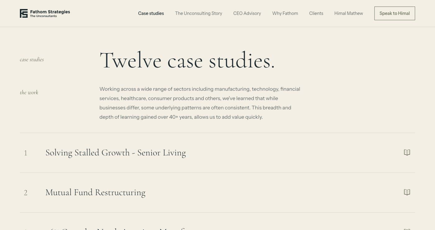 A browsable collection brings twelve case studies into one place.